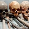Replica Human Bones and Skulls created for Blenheim Palaces Halloween season 2021